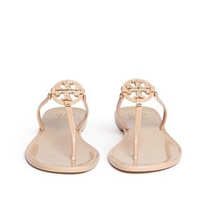 Tory Burch ‘Mini Miller' Crystal Jelly Sandals 8